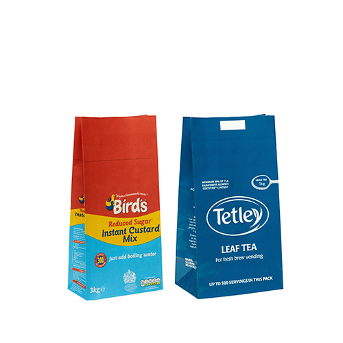 Heat Sealed Laminated Block Bottom Paper Bags