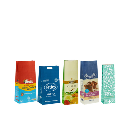 Heat Sealed Laminated Block Bottom Paper Bags