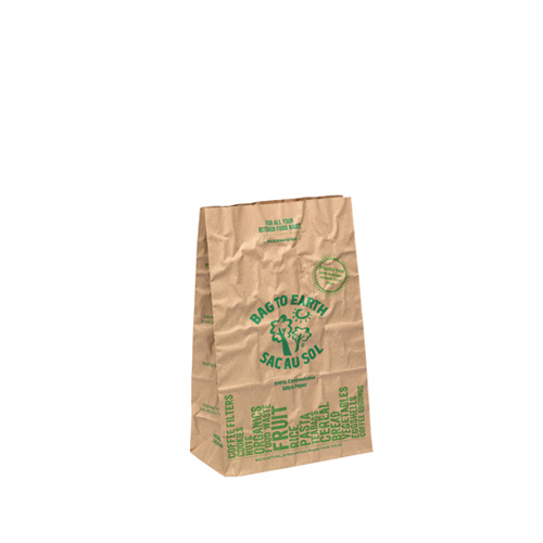 Compstable cellophane Lined Paper Bags for Kitchen Food Waste